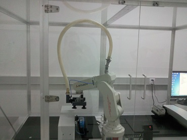 ColorScout&nbsp;A+'s combined with a roboter at Volkswagen - Click to enlarge