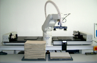 ColorScout&nbsp;A+'s combined with a roboter at Volkswagen - Click to enlarge
